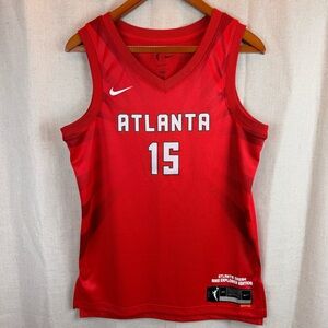Nike Tiffany Hayes Atlanta Dream #15 Red Explorer WNBA Victory Jersey Sz Medium